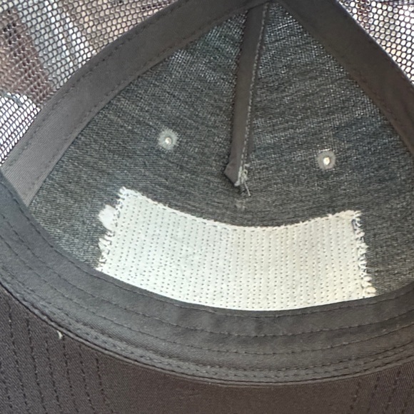 Whip Stitch Camo Trucker Hat - Blue and Gray - Picture 4 of 4